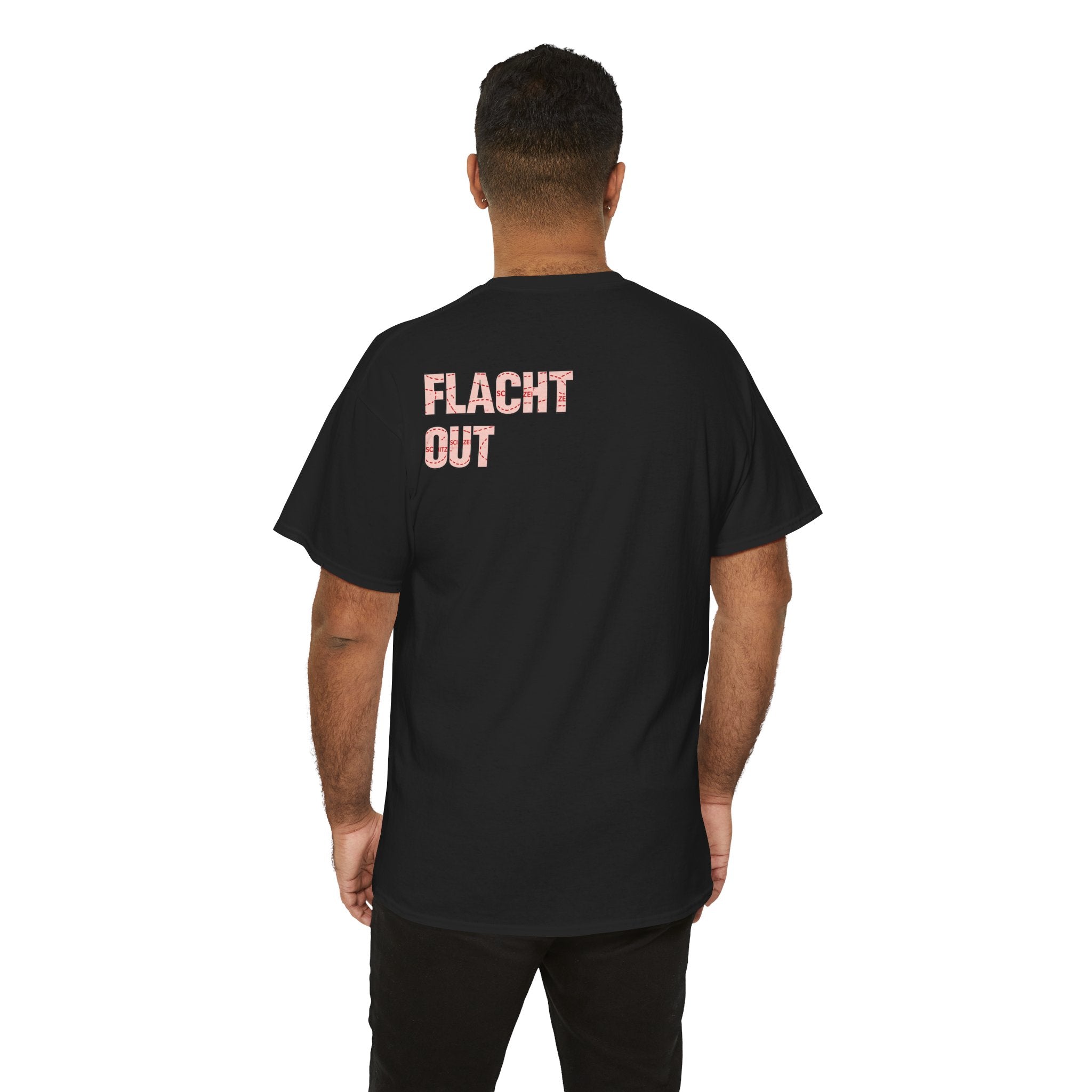 Flacht 71 PINK PIG 'Flacht Out' Heavy Tee