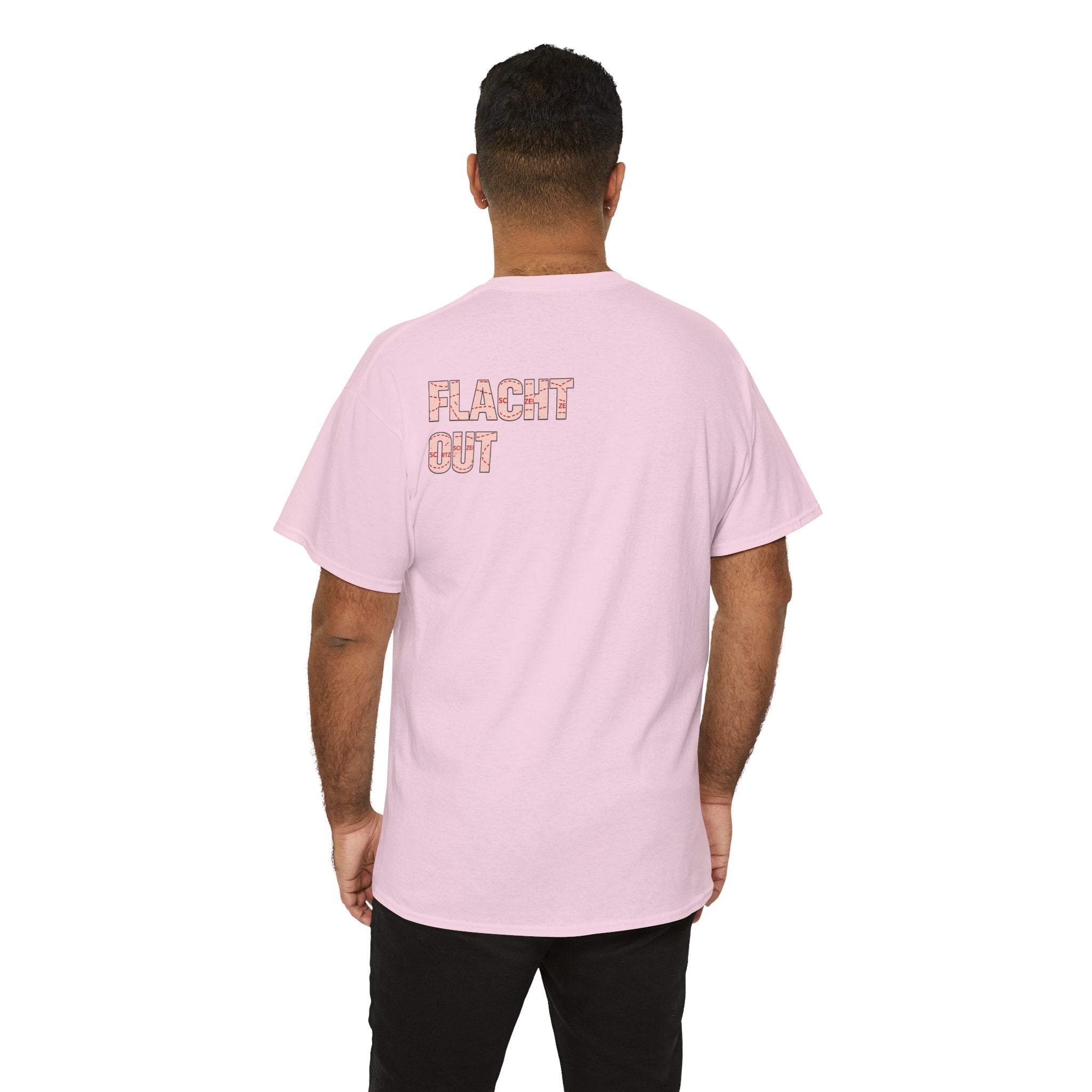 Flacht 71 PINK PIG 'Flacht Out' Heavy Tee